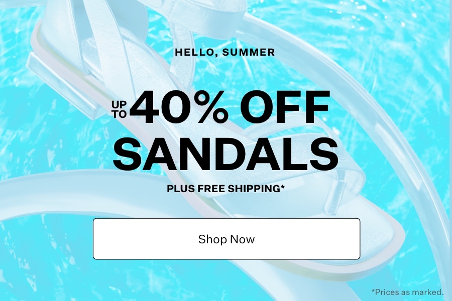 Up to 40% Off Sandals Shop Now