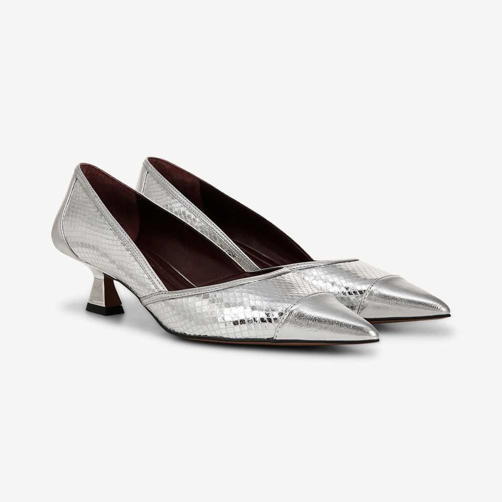 Franco Sarto Women s Darcy Pump Silver 6M