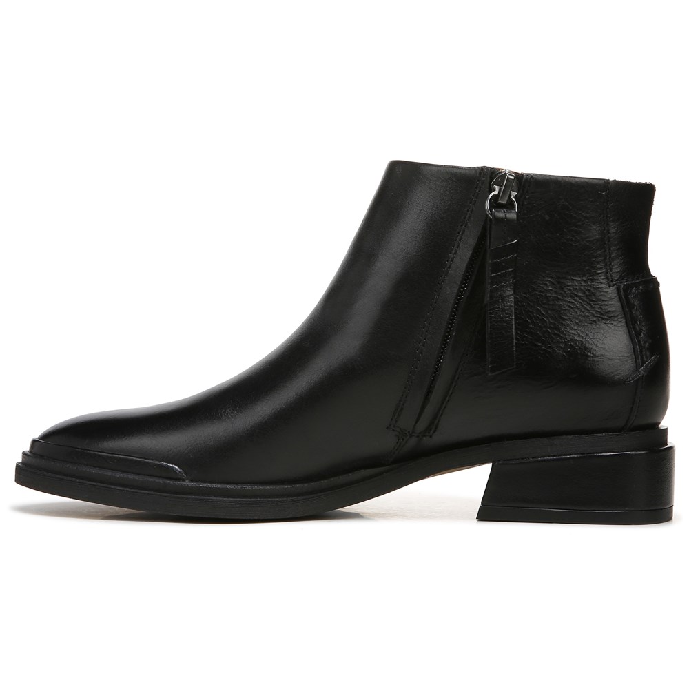 franco sarto damion leather ankle bootie