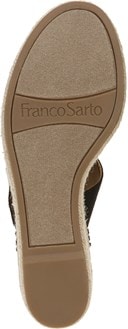 franco sarto coastal espadrille wedge sandal