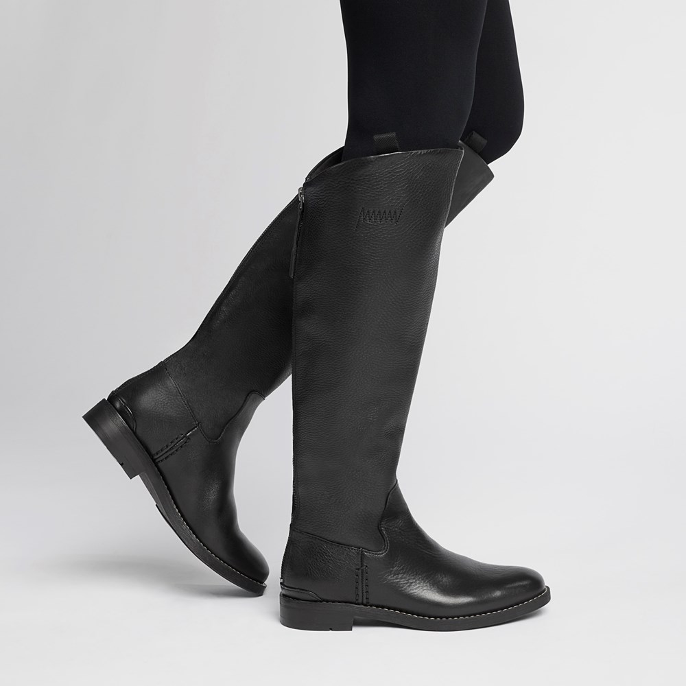 Over the knee narrow calf boots best sale