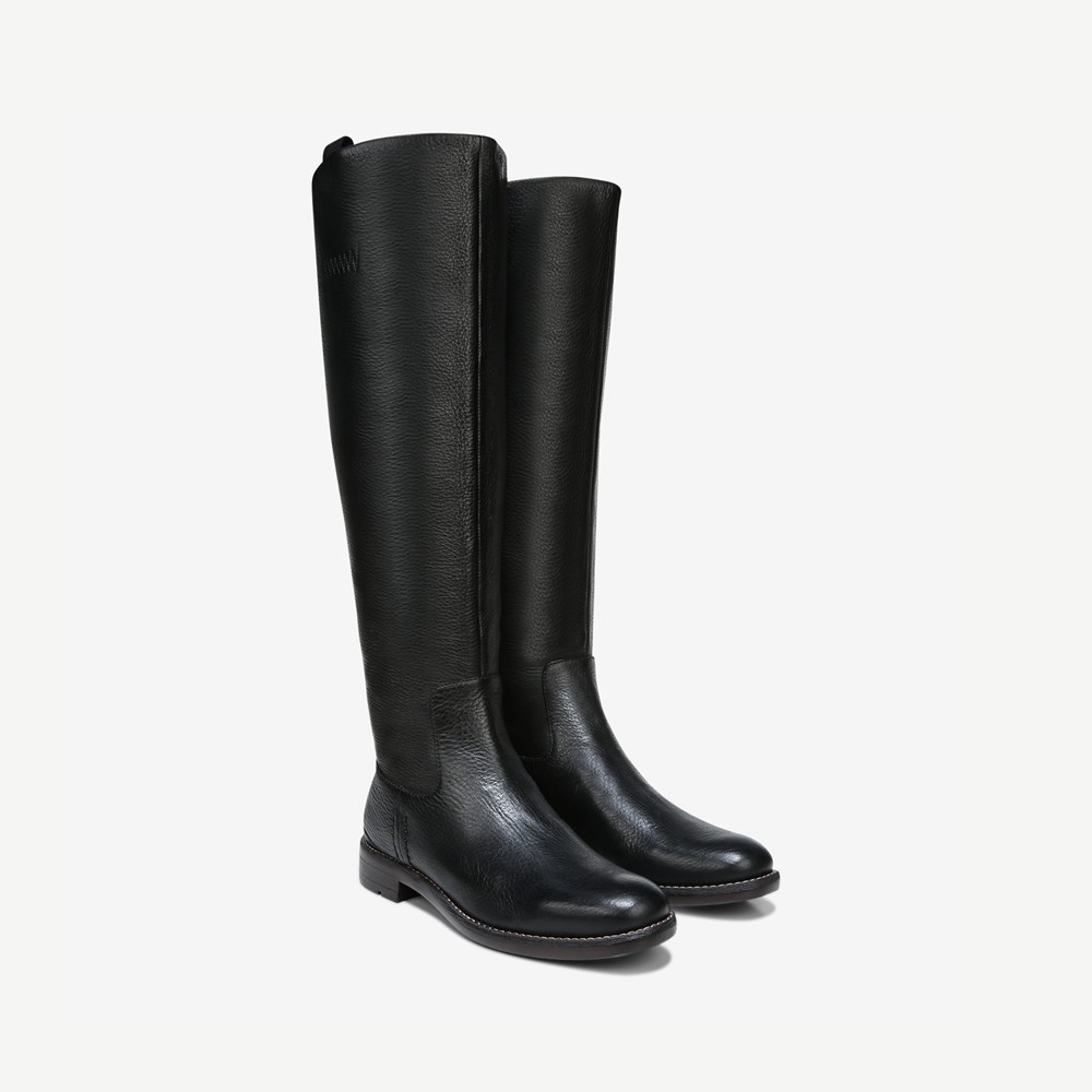 Franco sarto black knee high boots best sale