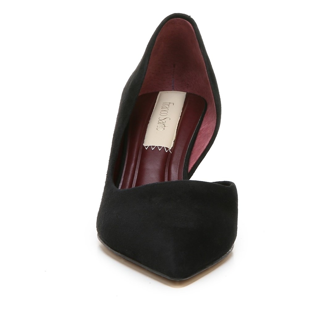 Franco sarto cheap black suede pumps