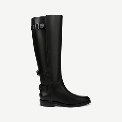 Franco sarto wide calf boots black best sale