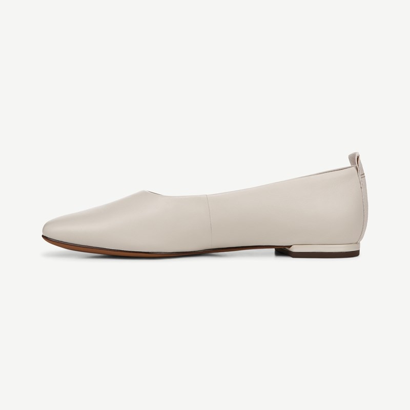 Franco Sarto White Leather store Flats