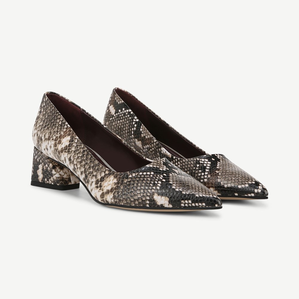 Franco Sarto Ingall top Snake Skin Heel Pump