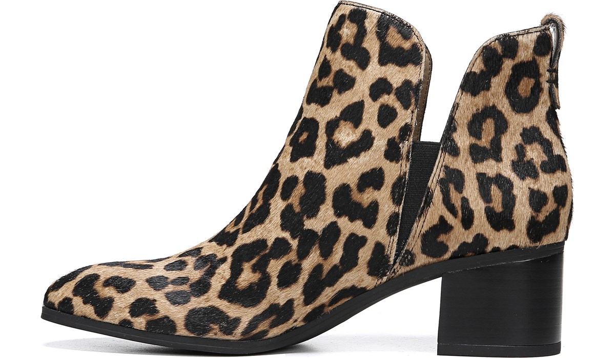 franco sarto reeve ankle booties leopard