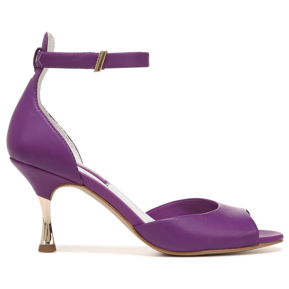 Purple best sale evening sandals