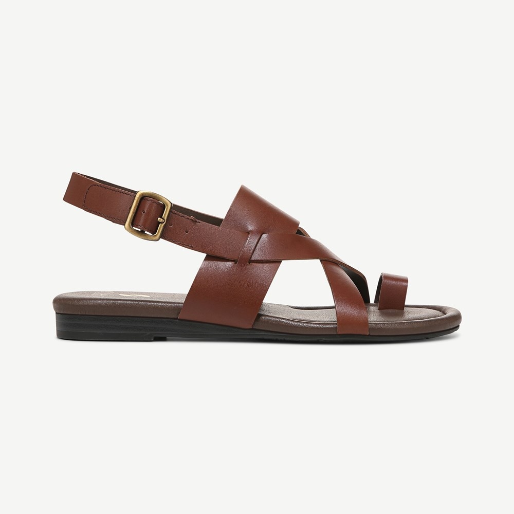 Women's Criss Cross Sandal, Luxurious Leather Slides