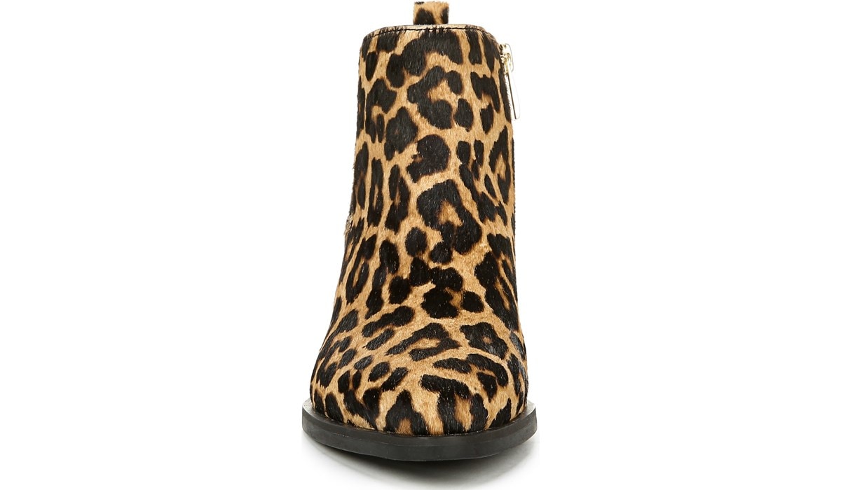 franco sarto leopard ankle boots