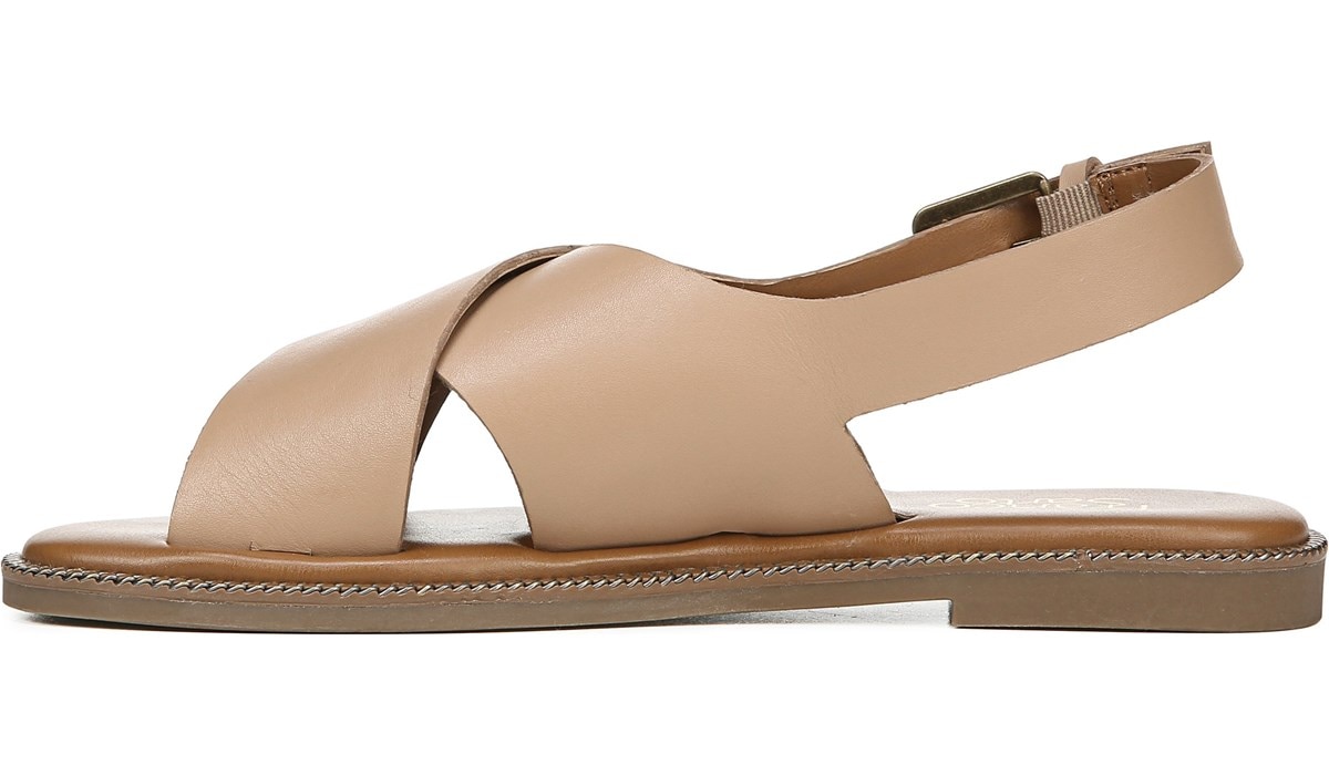 franco sarto kayleigh slingback leather sandal