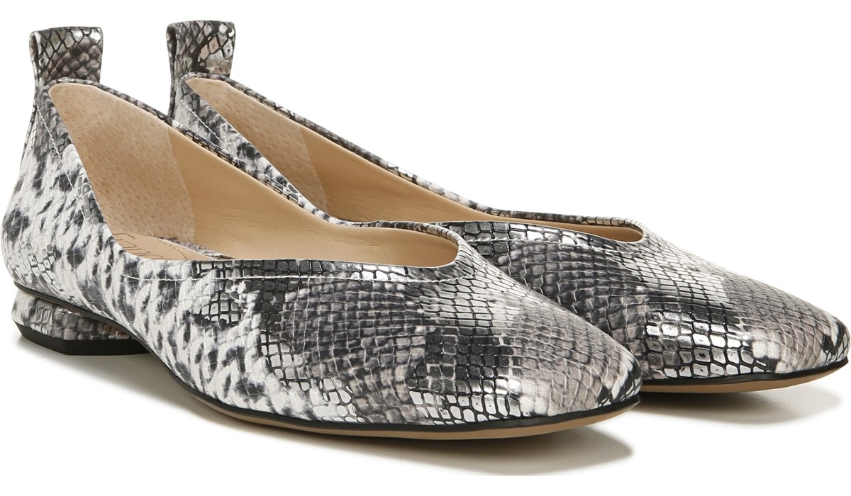 franco sarto snakeskin flats