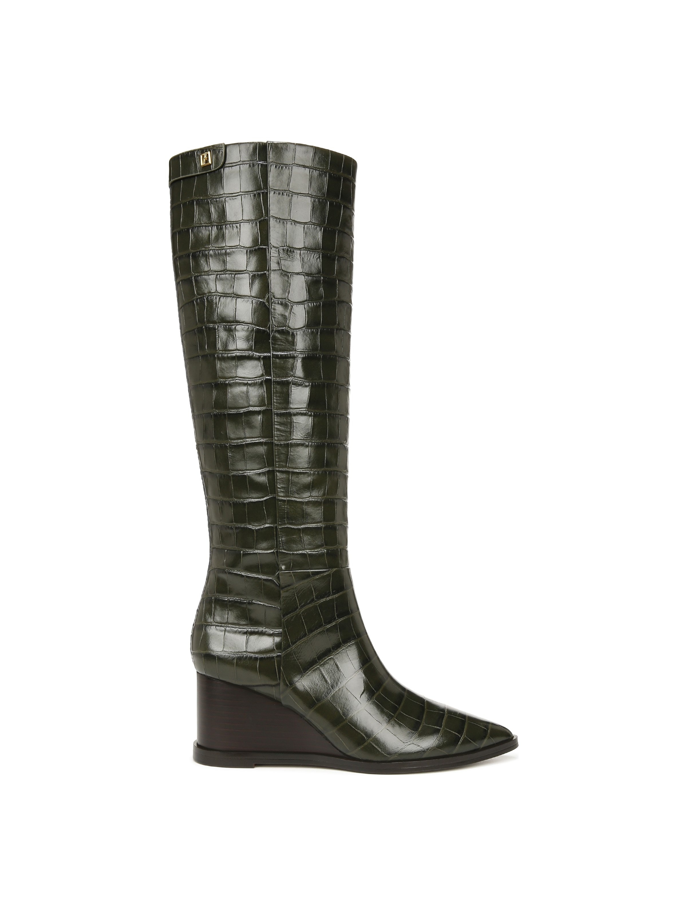 Franco Estella Wedge Knee High Boot Womens Boots Franco Sarto