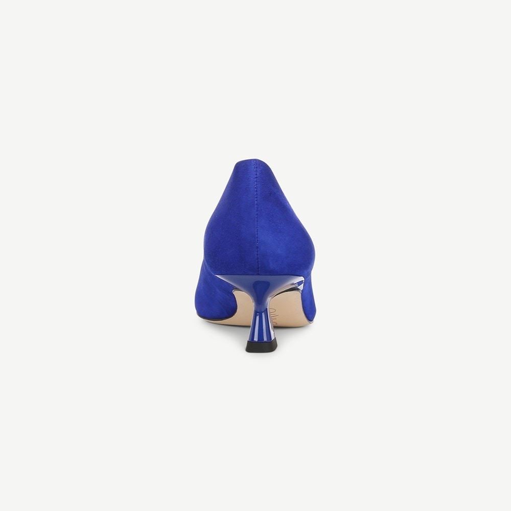 Cobalt blue hotsell kitten heel shoes