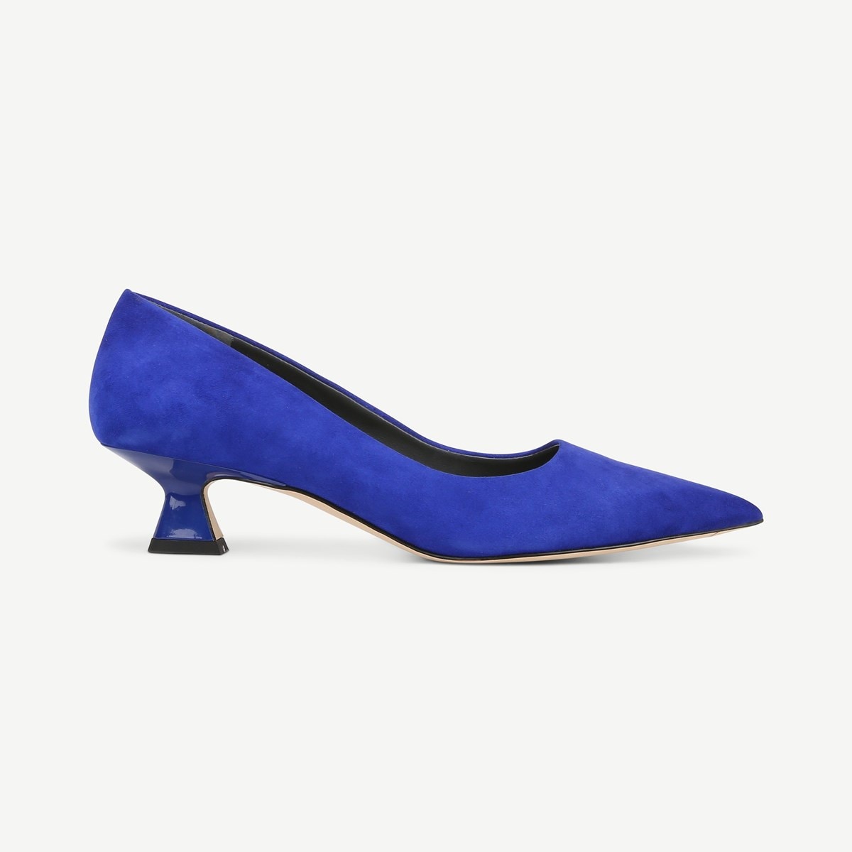 Cobalt blue kitten shops heel shoes