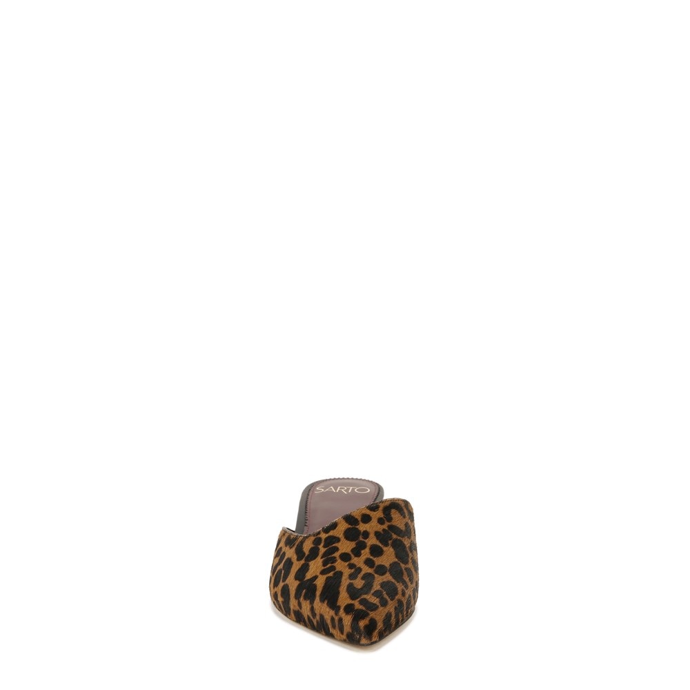 Franco sarto cheap mules leopard