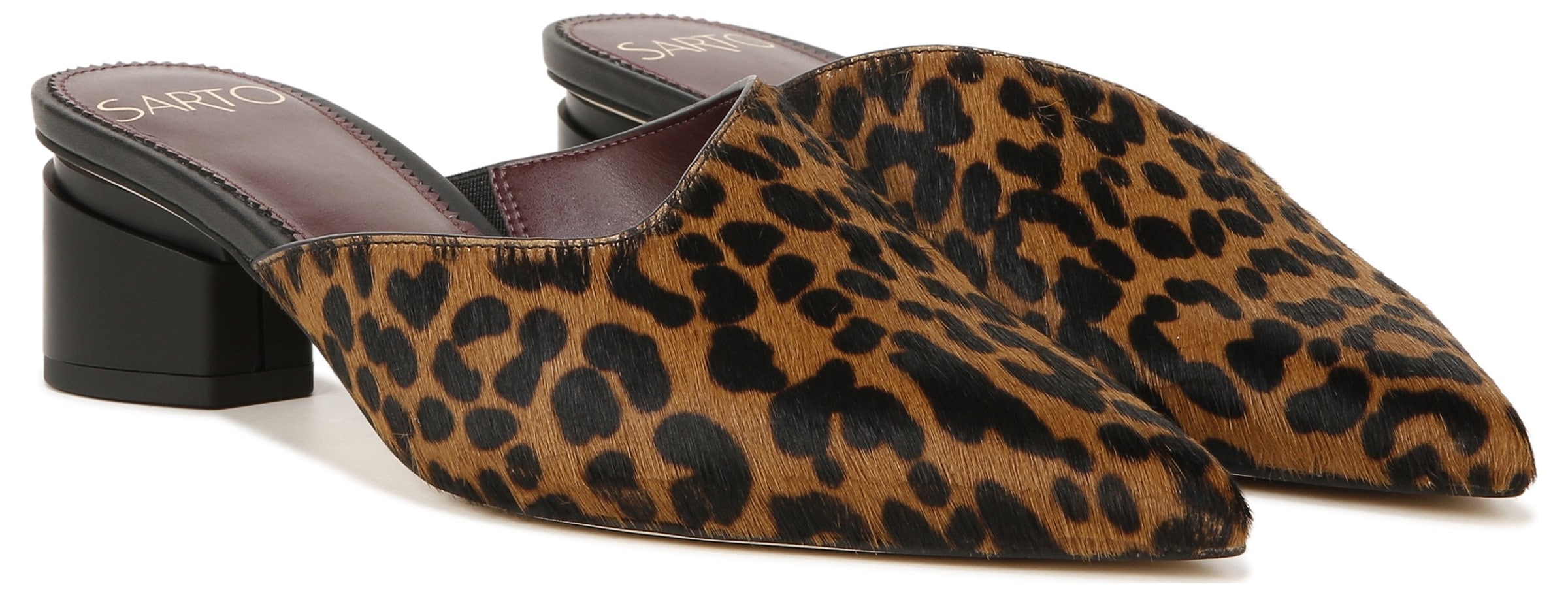 Franco sarto 2025 leopard mule