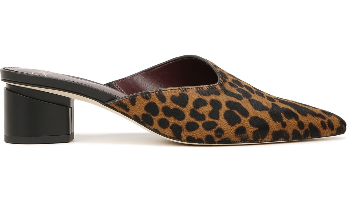 Franco sarto sales cheetah mules