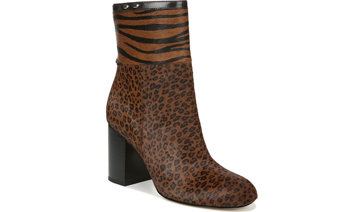 franco sarto leopard boots