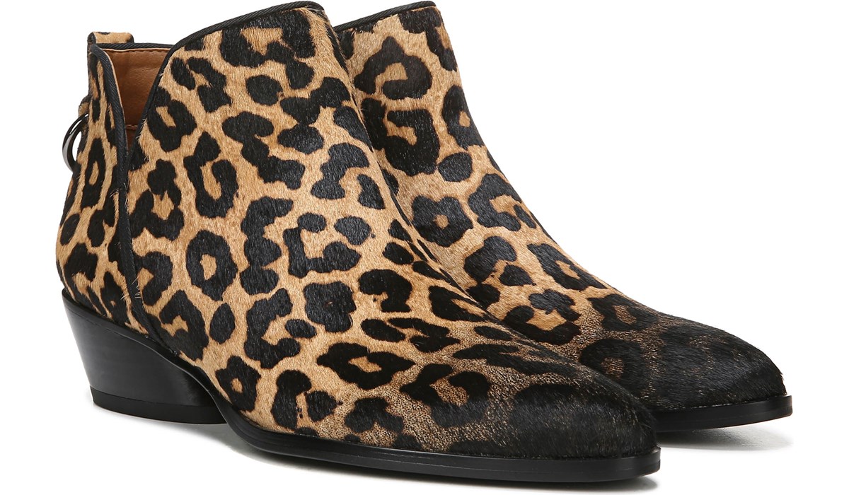 franco sarto leopard booties