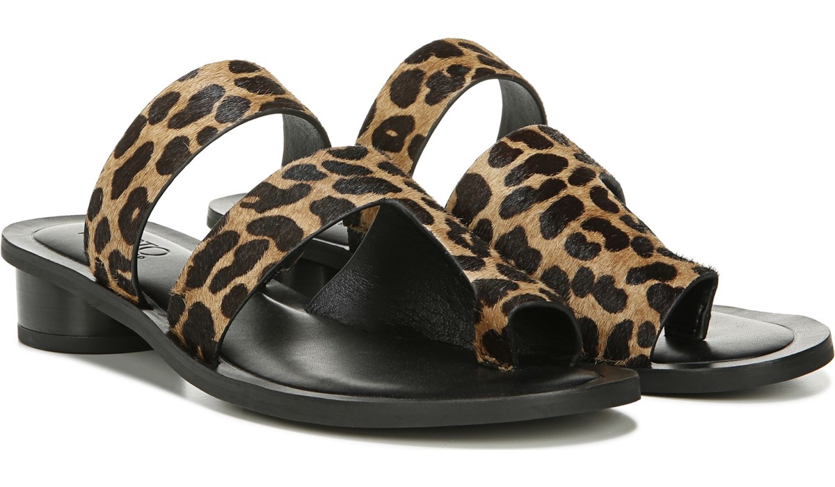 franco sarto leopard print sandals